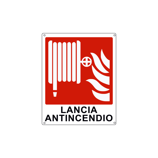 LANCIA ANTINCENDIO 250x310 mm