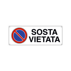 SOSTA VIETATA 350x125 mm
